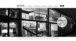 Desktop Screenshot of groiss.at